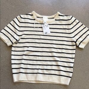 Chic Striped Knit Top